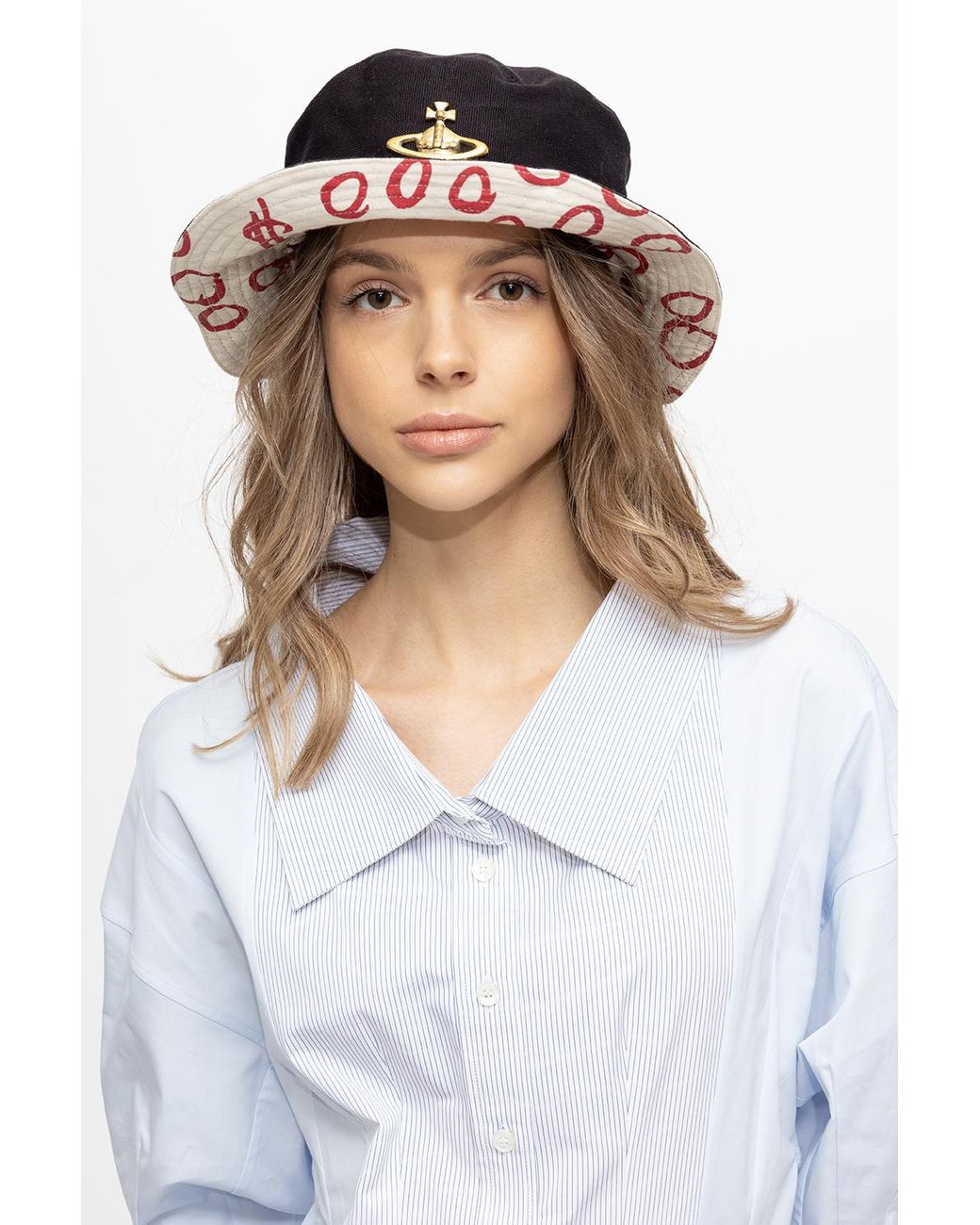 Vivienne Westwood Cotton Bucket Hat 'made In Kenya' Collection in Black