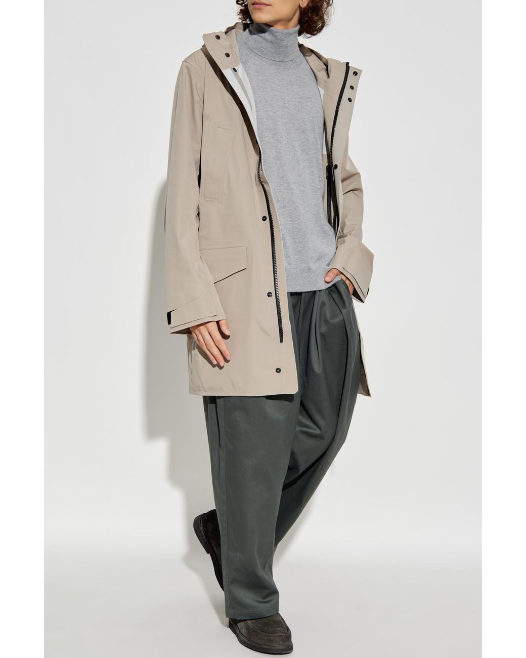 Canada Goose Natural Rain Jacket "Barcley" for men