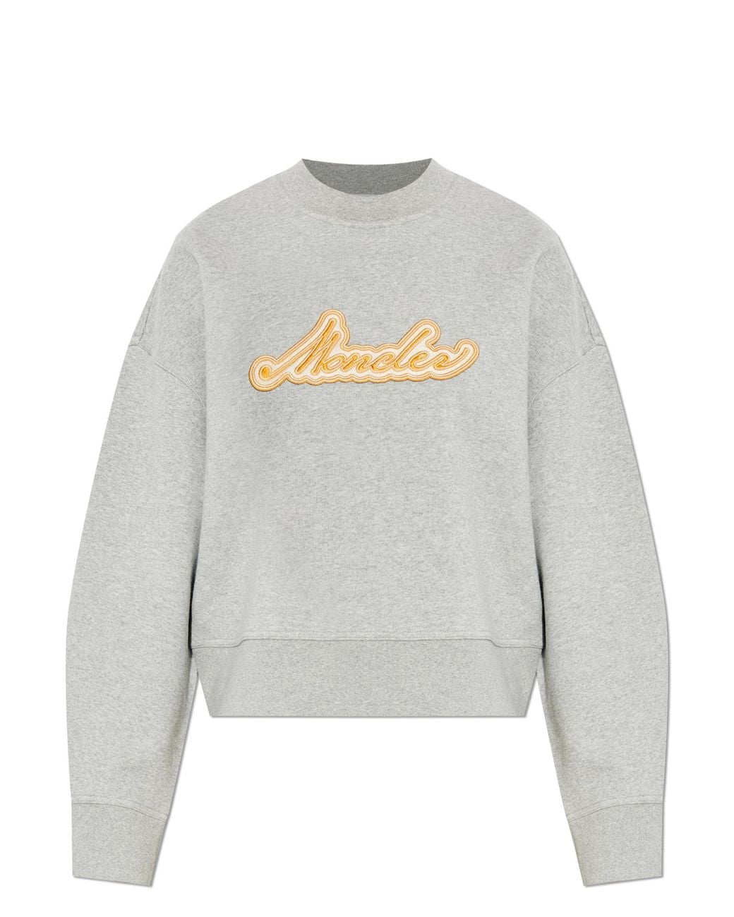 Moncler Gray Sweatshirt With Logo