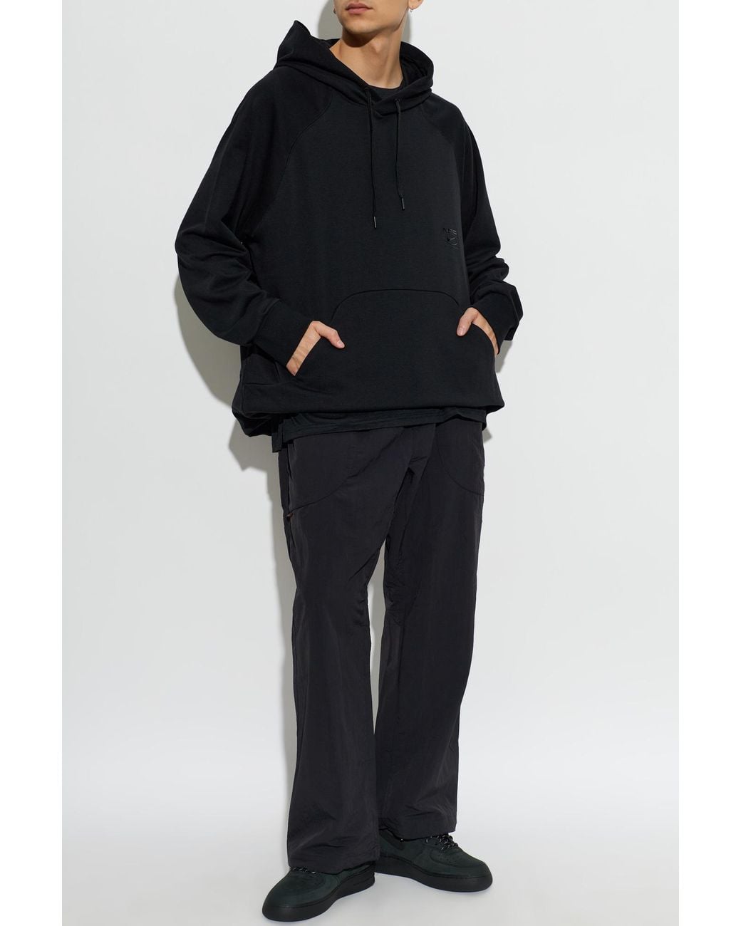 Nike Blue Hoodie With Logo for men