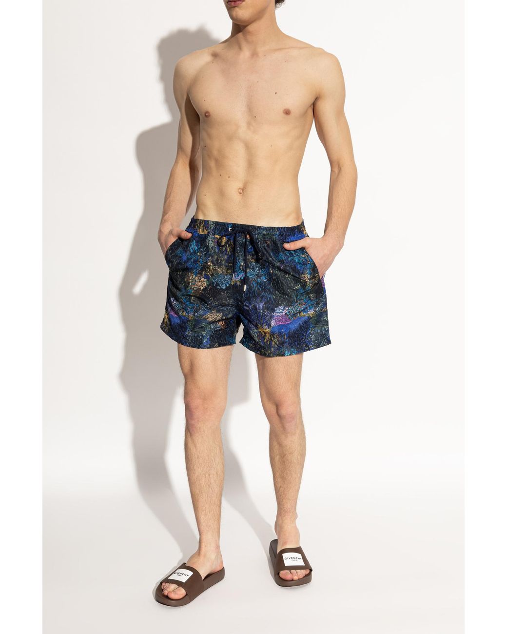 Givenchy Brown Flip-Flops With Logo for men