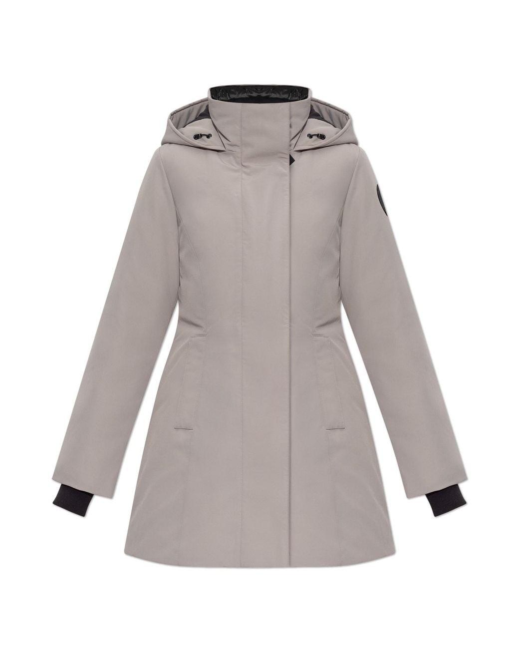 Canada Goose Gray Down Jacket "Leslie"