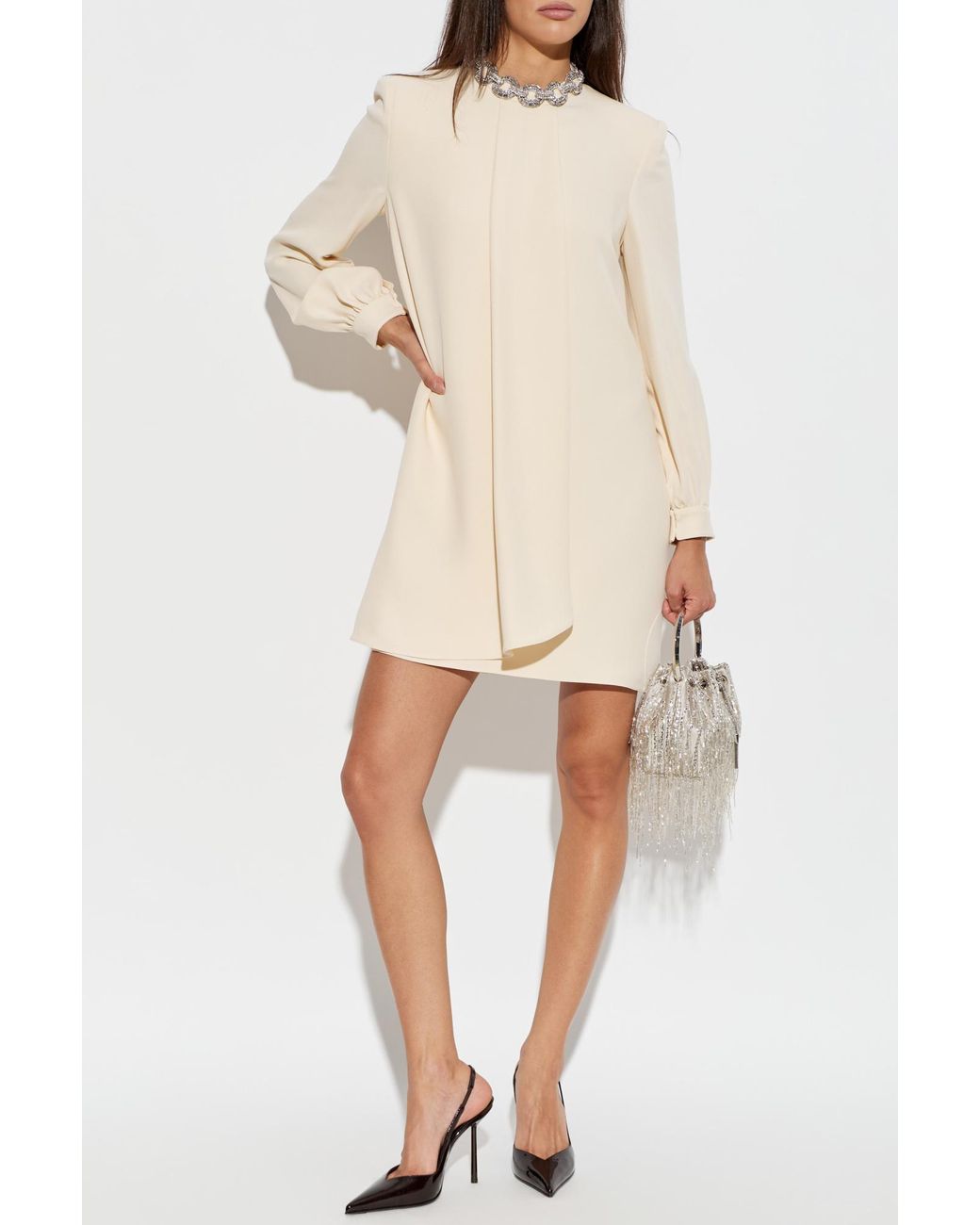 Valentino Garavani White Silk Dress