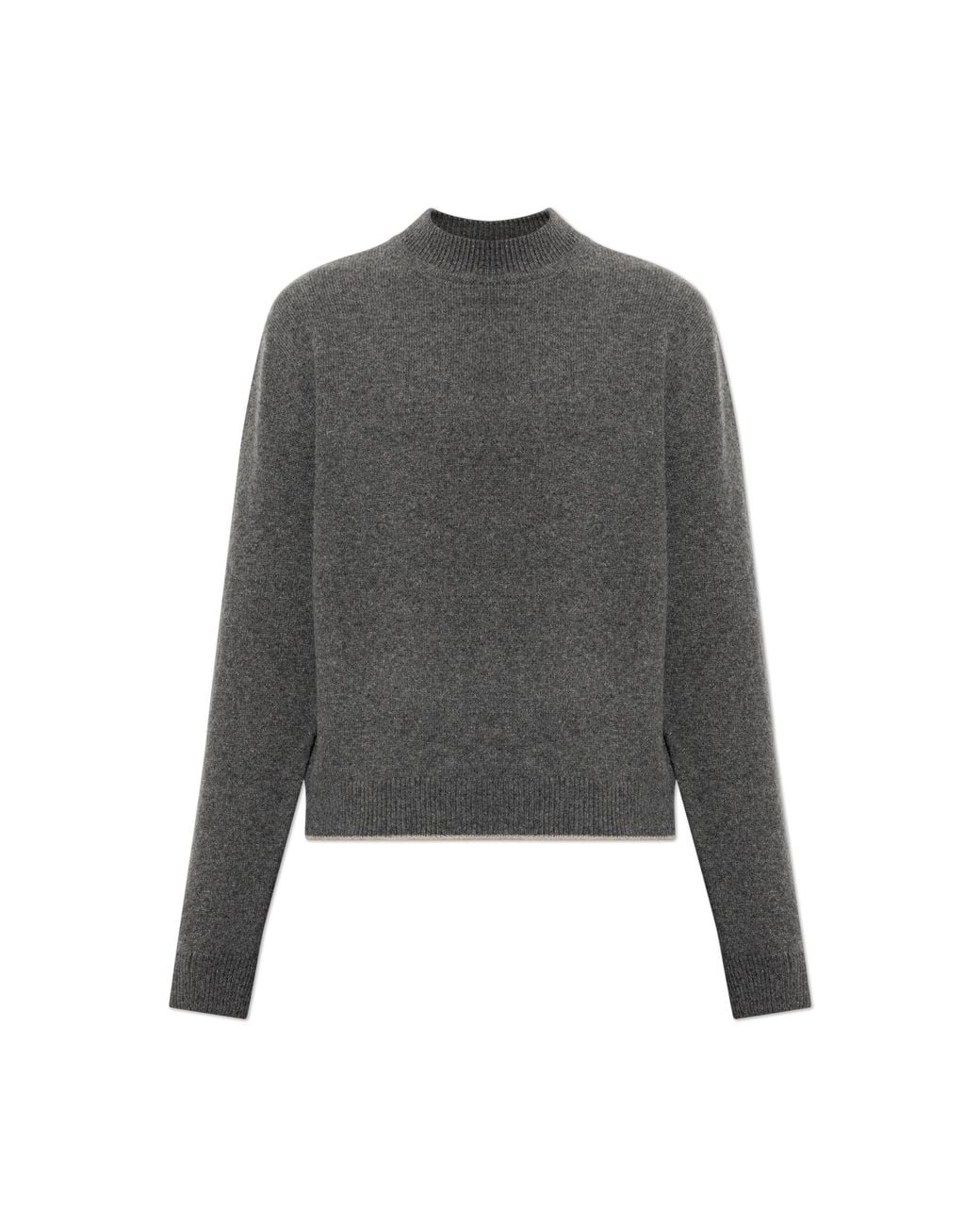 Jacquemus Gray Cashmere Sweater 'Cachemire' for men