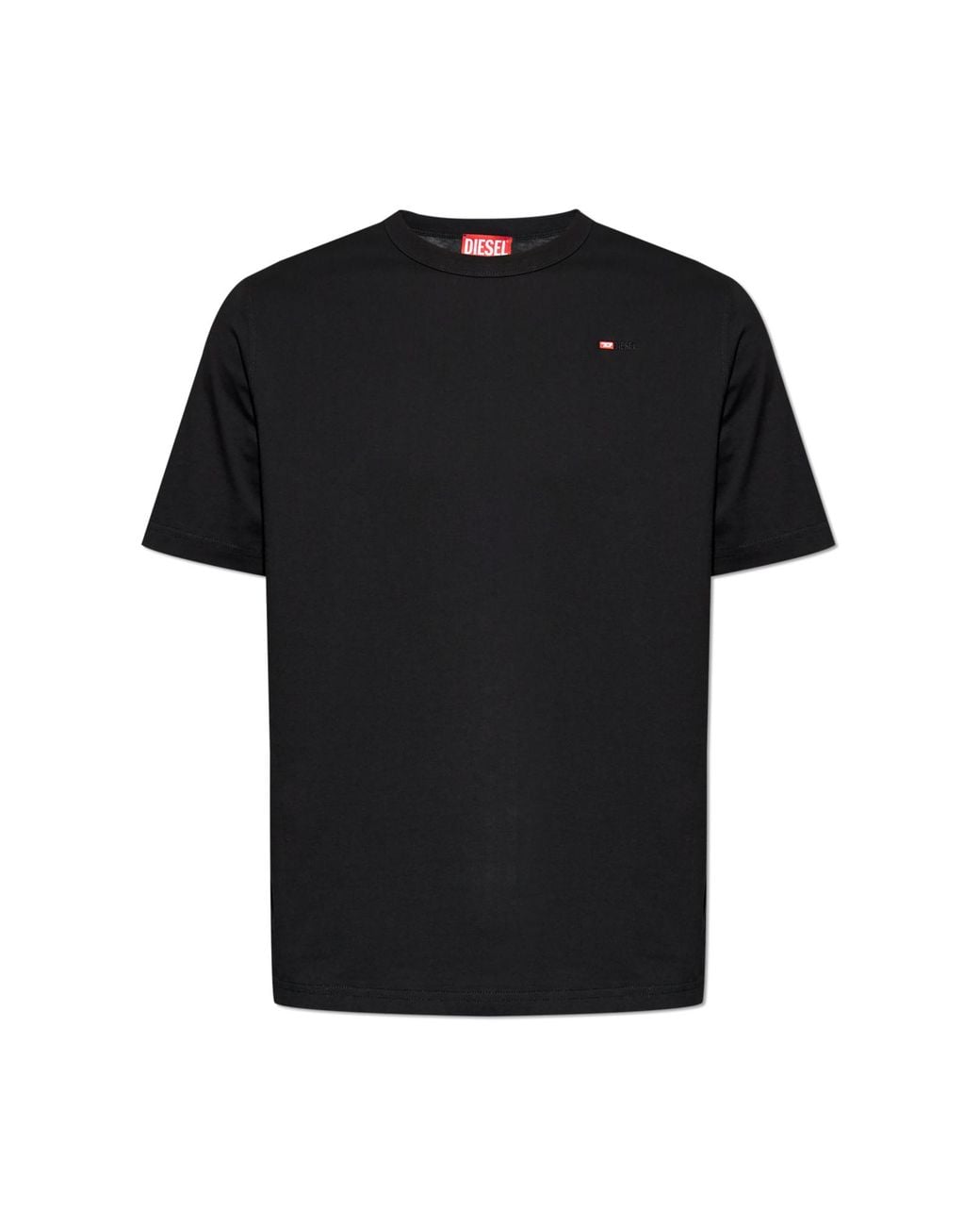 DIESEL Black T-Shirt T-Adjust-Microdiv