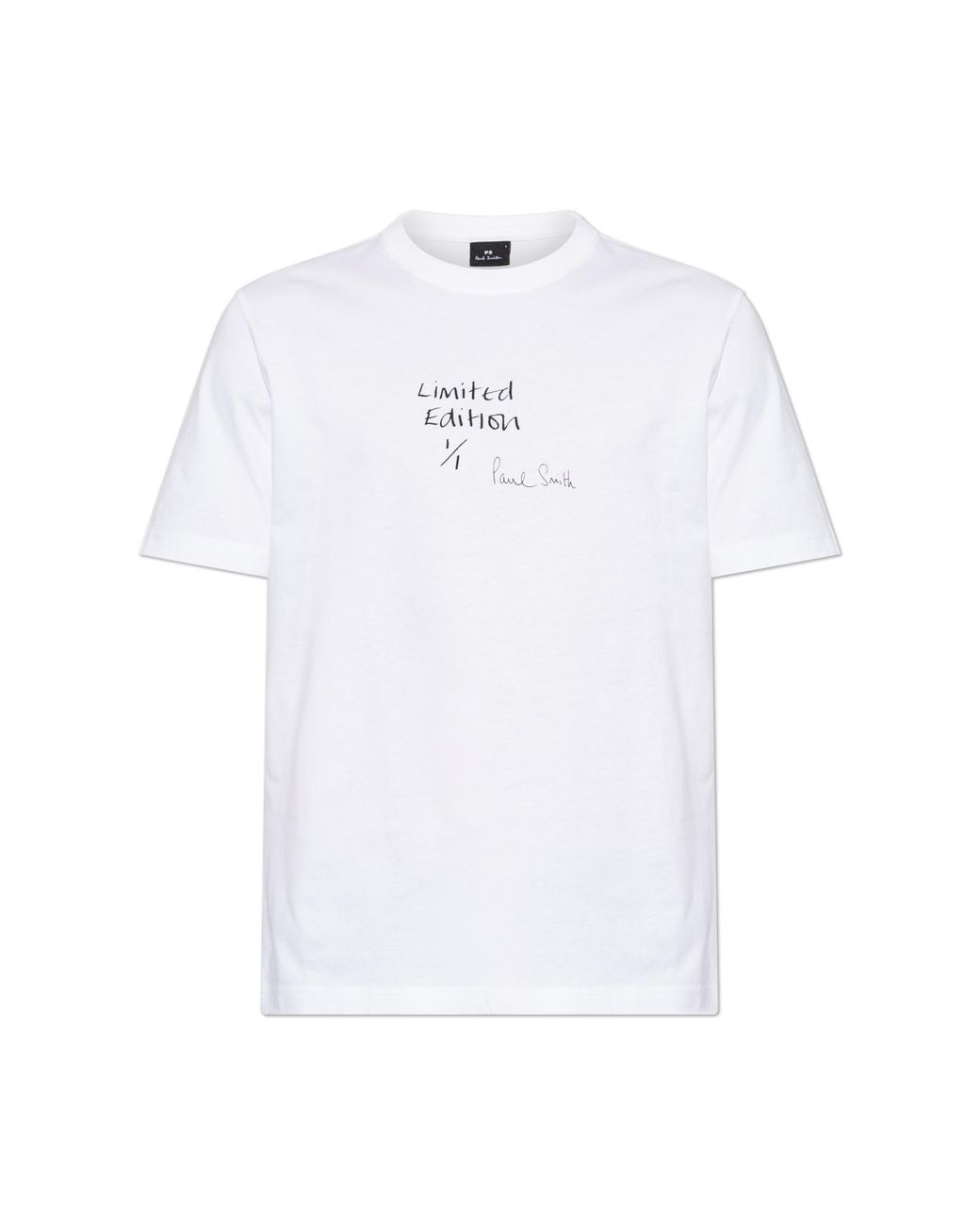 Paul Smith White T-Shirt With Print for men