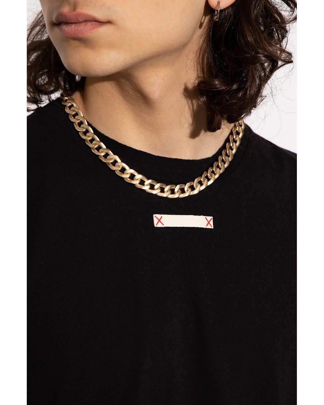 Maison Margiela Metallic Necklace for men