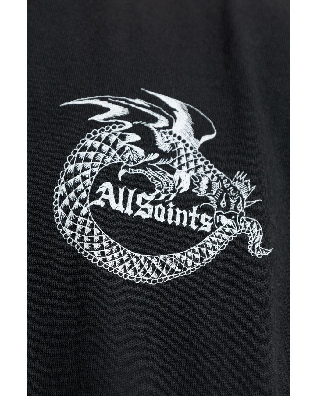 AllSaints Black T-Shirt 'Terra' for men