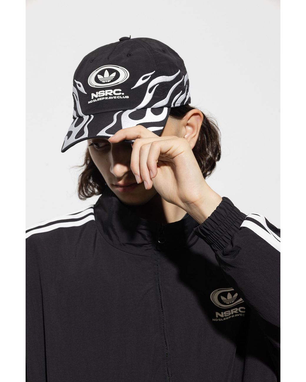 Caps adidas Originals x No Sleep Rave Club''NSRC'' Cap Black