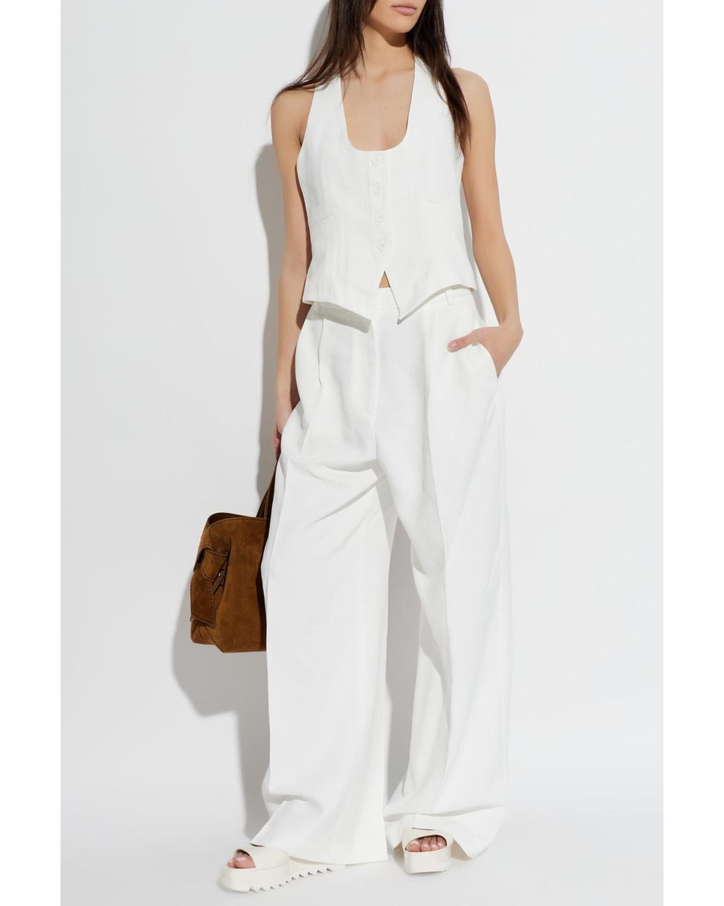 IRO White 'Helis' Trousers