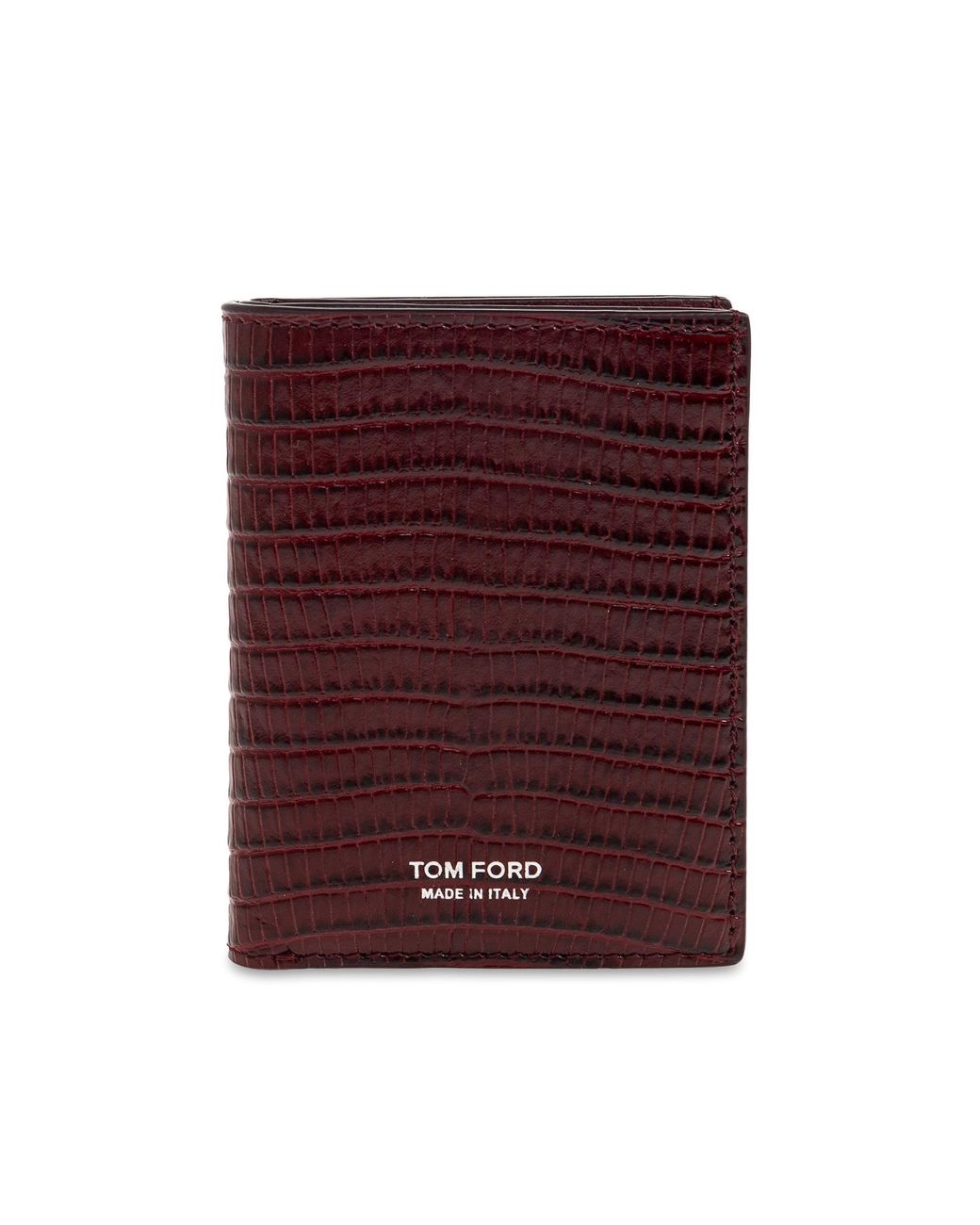 Tom Ford Purple Leather Wallet for men