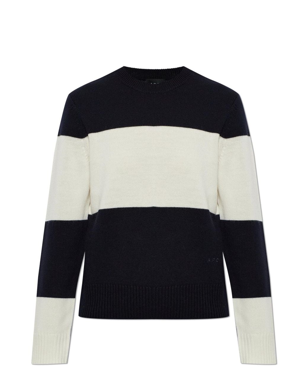 A.P.C. Black Wool Sweater 'Amelle'