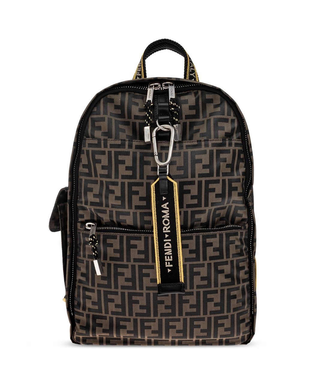 Fendi Brown 'Climb' Monogram Backpack for men