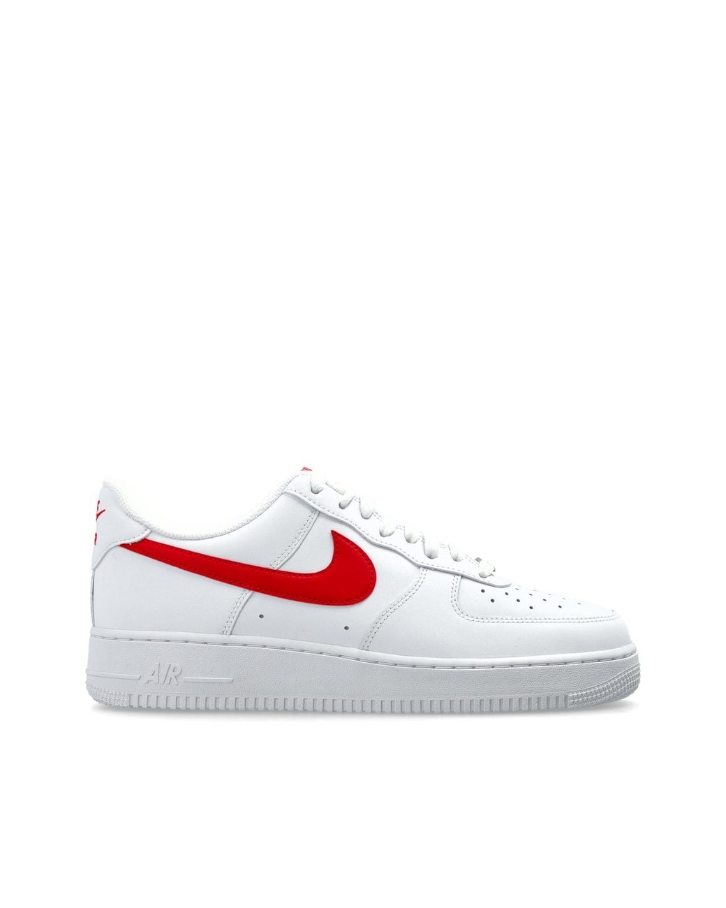 Nike White Sports Shoes 'Air Force 1'07' for men