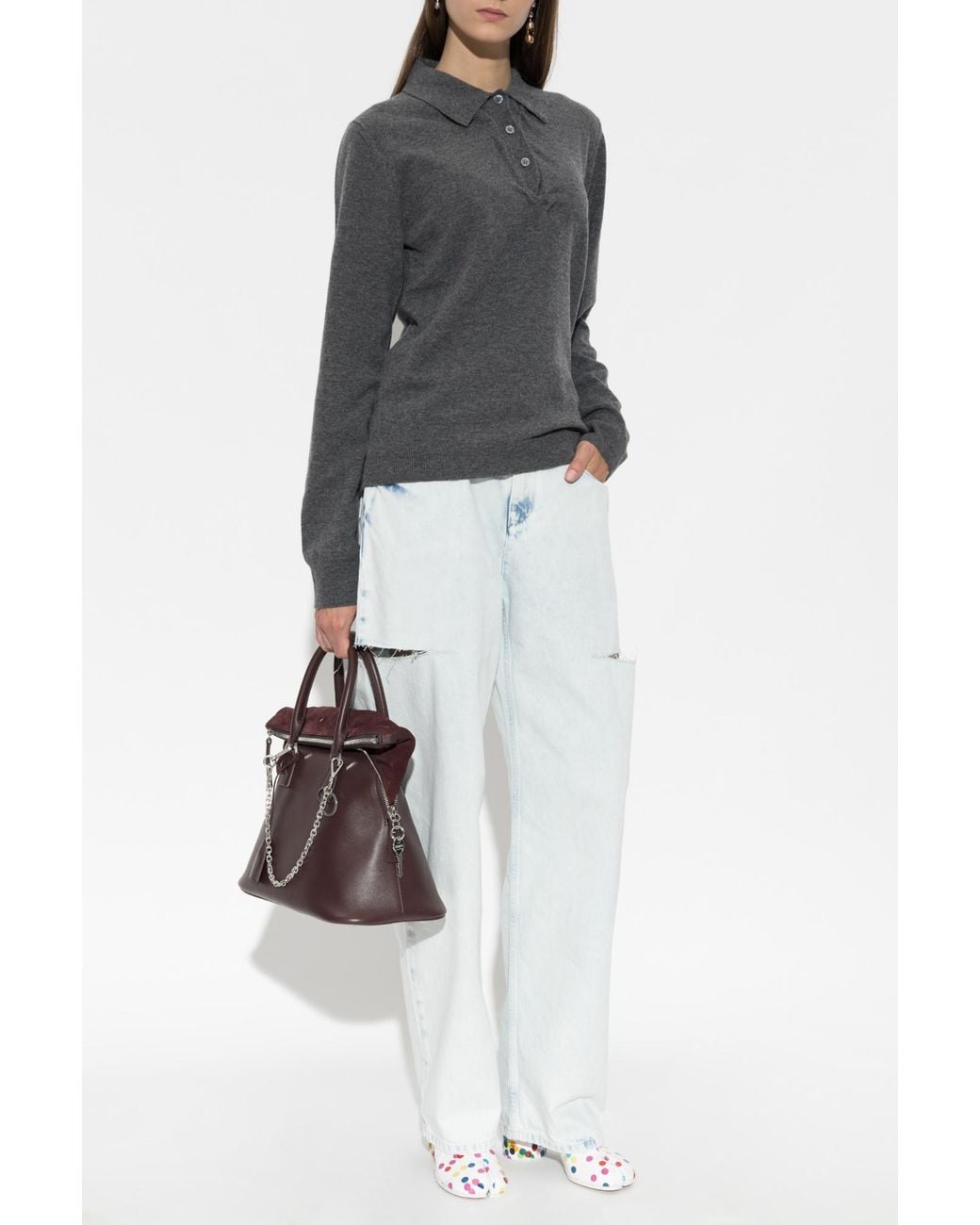Maison Margiela Blue Jeans With Slits