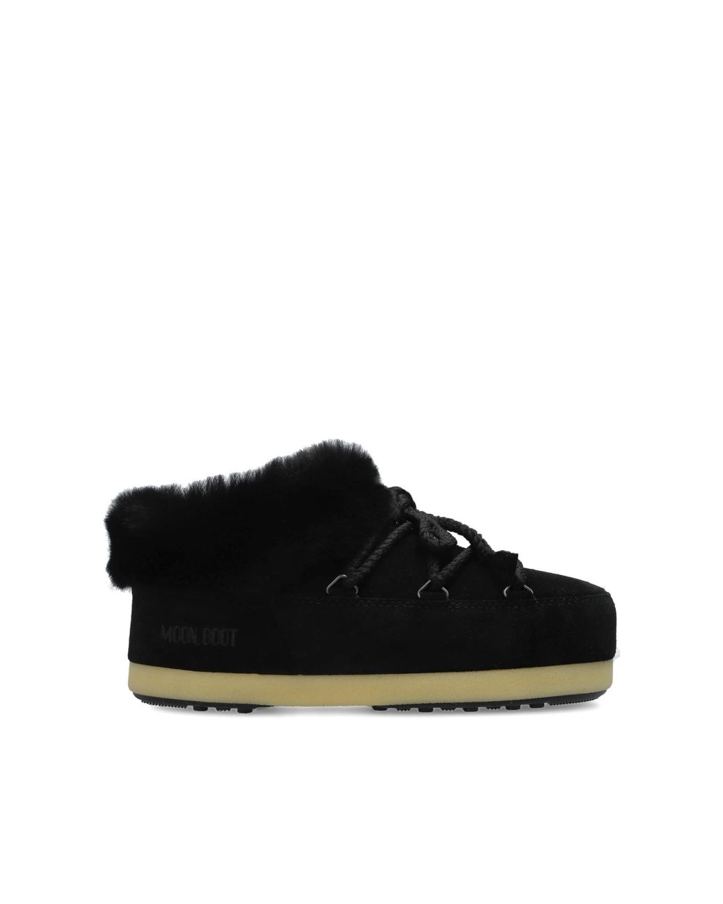 Moon Boot Black "Mb Evx Mule Suede" Shoes