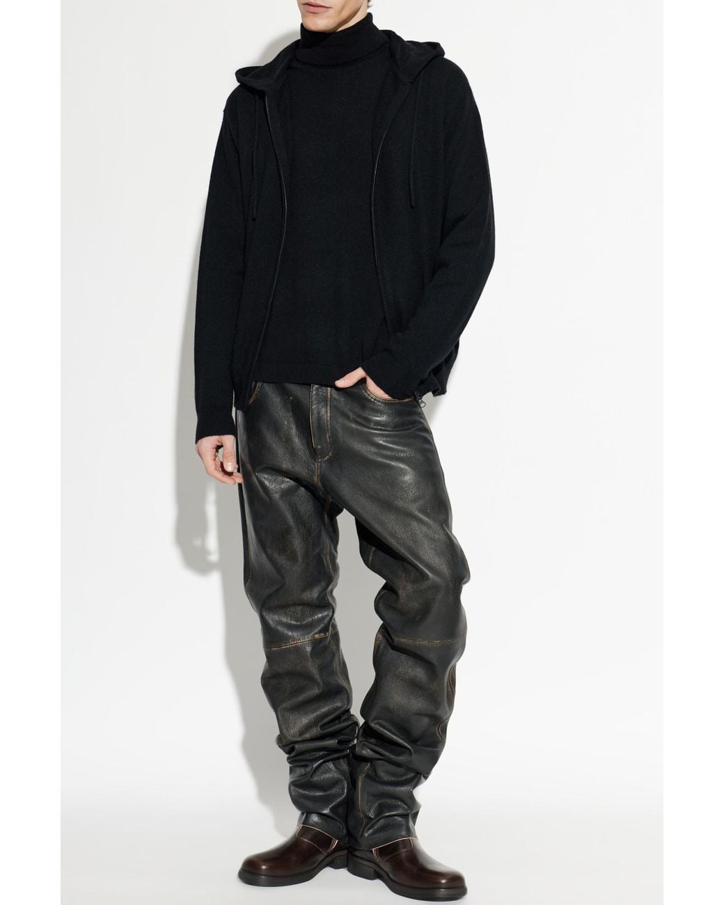 Lisa Yang Blue Aksel Turtleneck for men