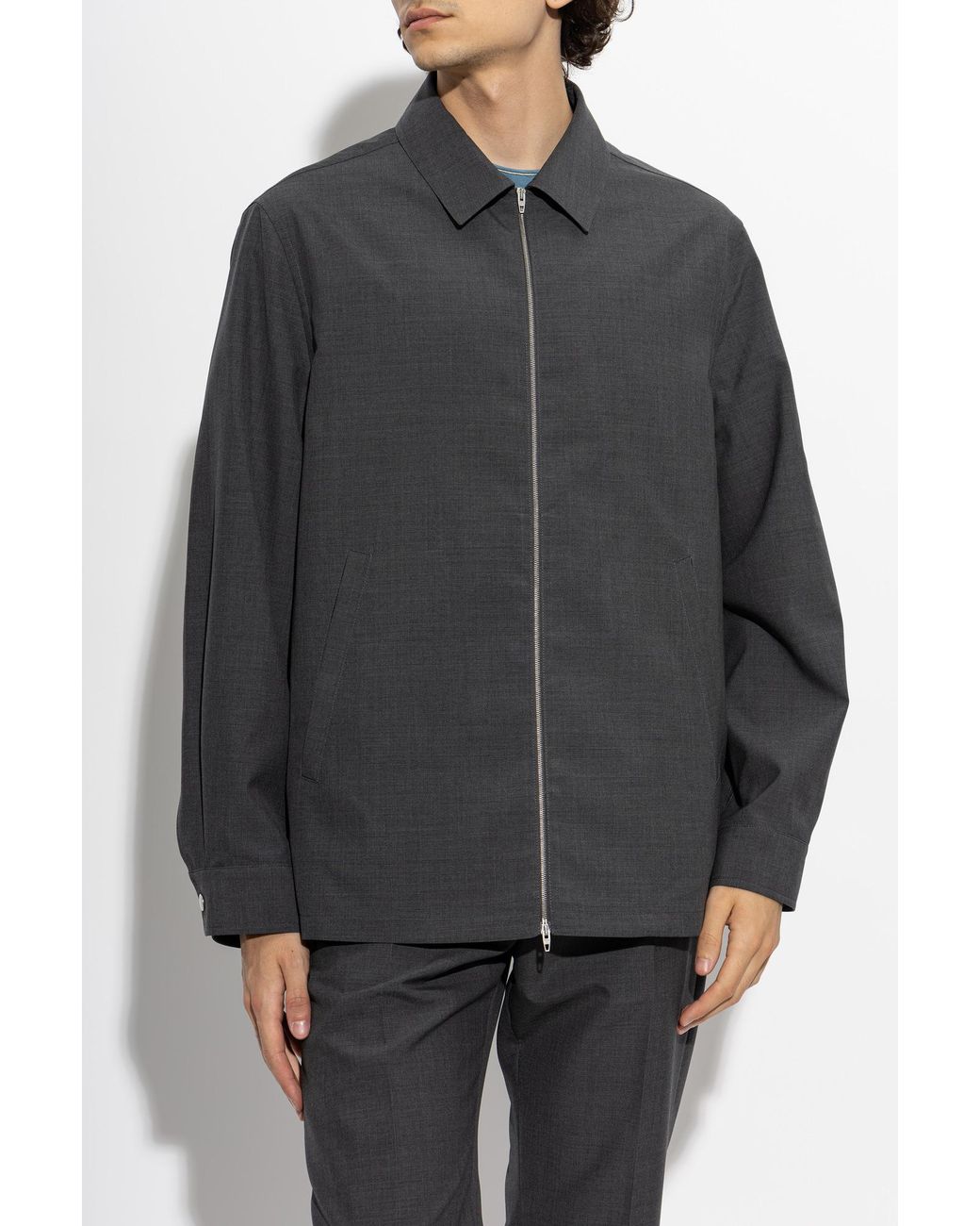 Jil Sander Black Wool Jacket for men