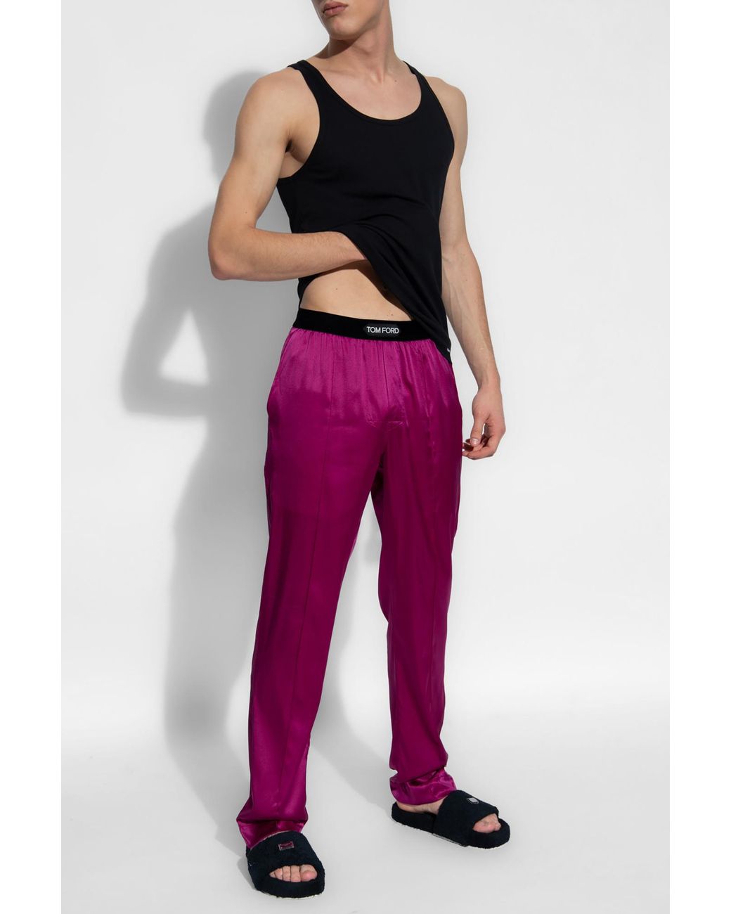 Tom Ford Black Sleeveless Tank Top for men