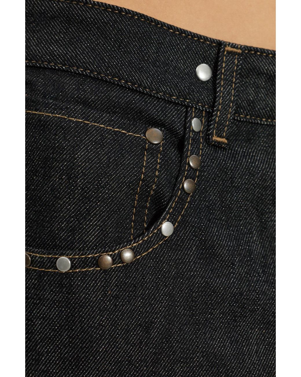 Lemaire Black Straight Jeans