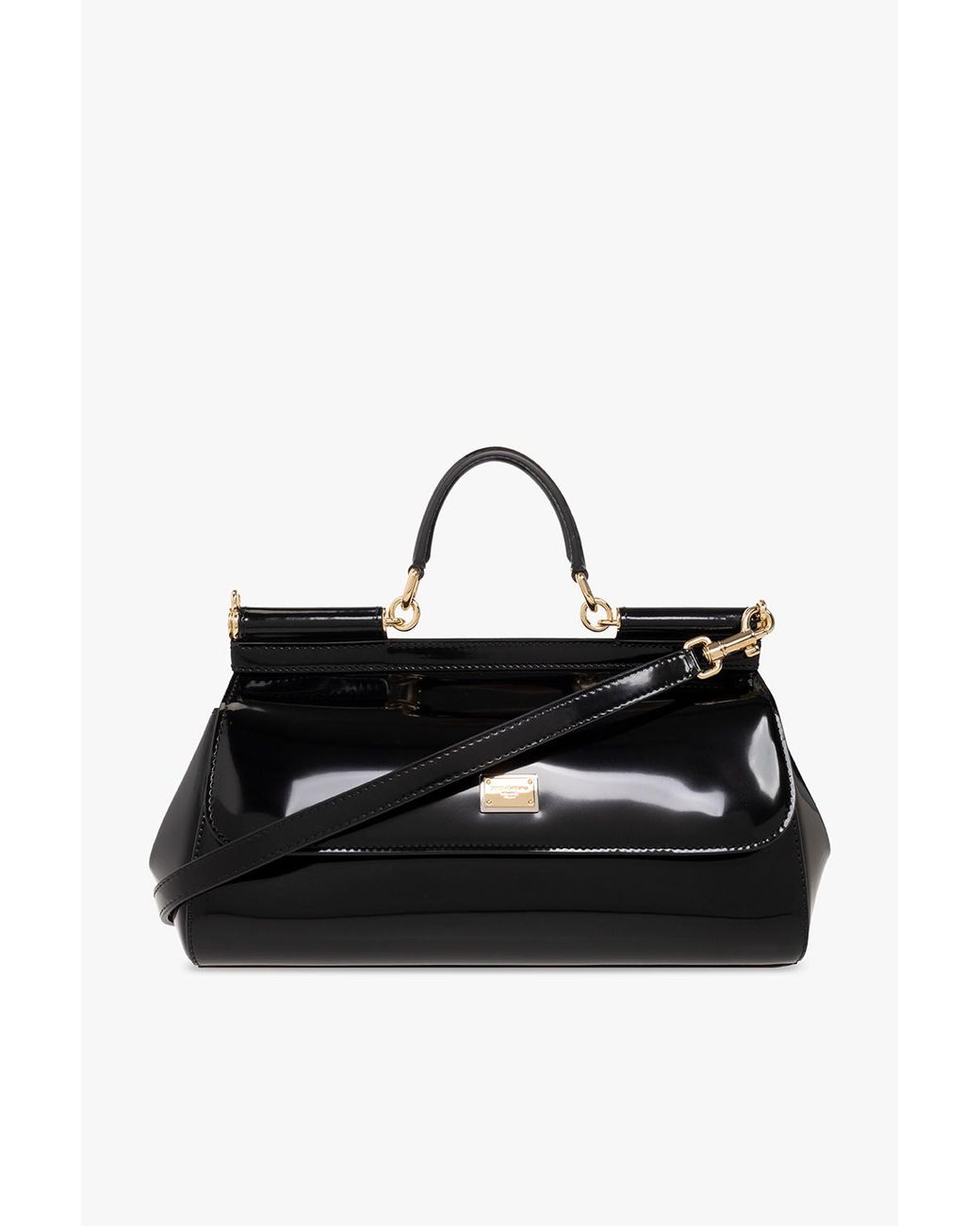 Dolce & Gabbana Black 'Sicily Medium' Shoulder Bag