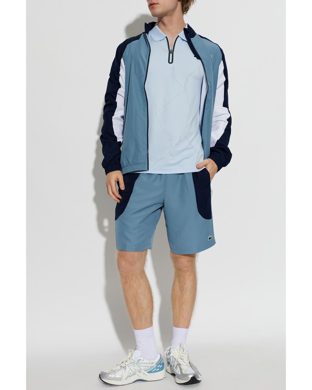 Lacoste Blue Logo Shorts for men