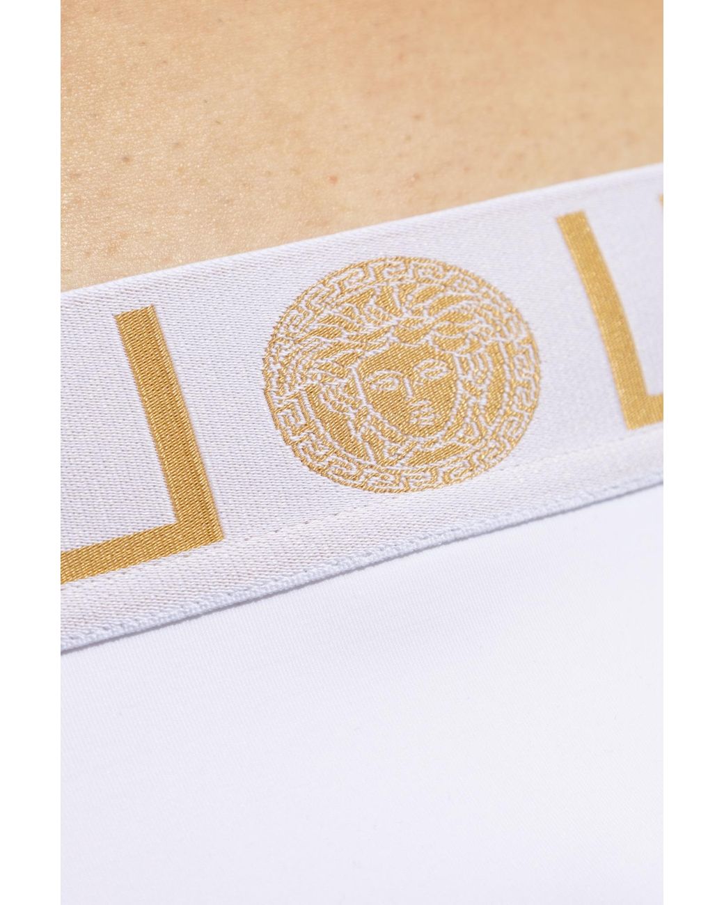 Versace White Swim Briefs for men
