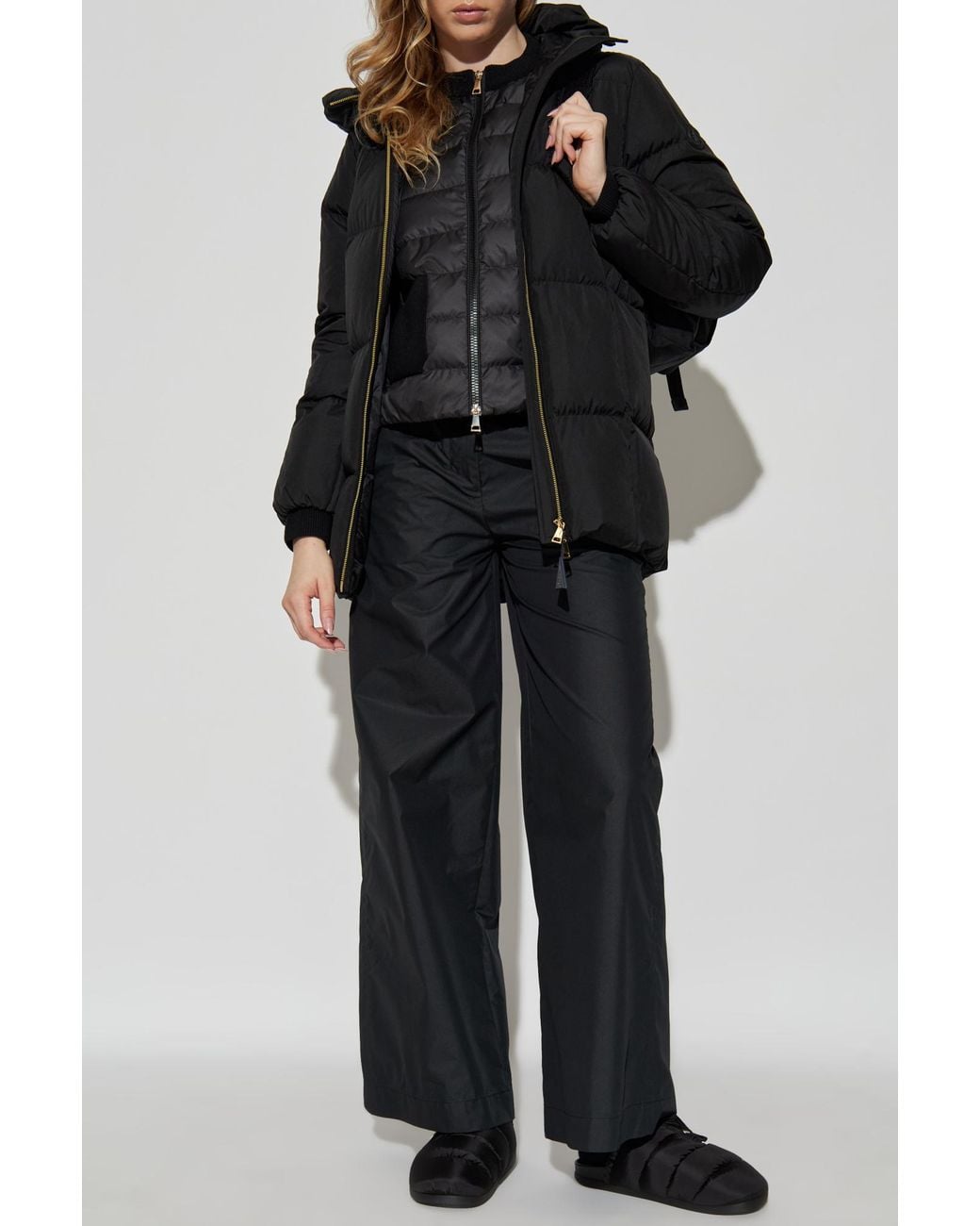 Moncler Black Down Jacket 'Darbon'