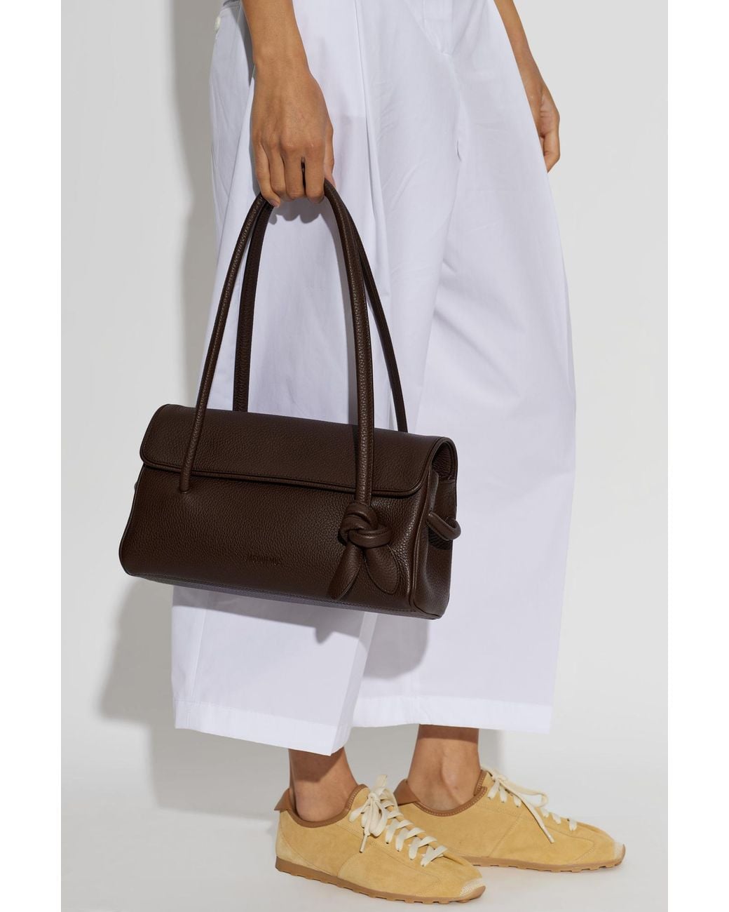 Jacquemus Black 'Turismo Long' Leather Bag