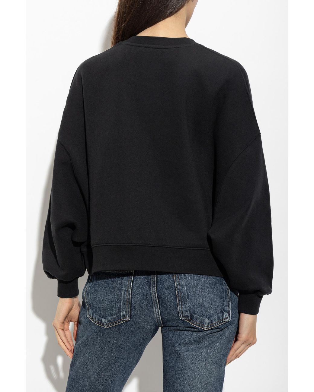 The Upside Black 'Paloma' Cotton Sweatshirt