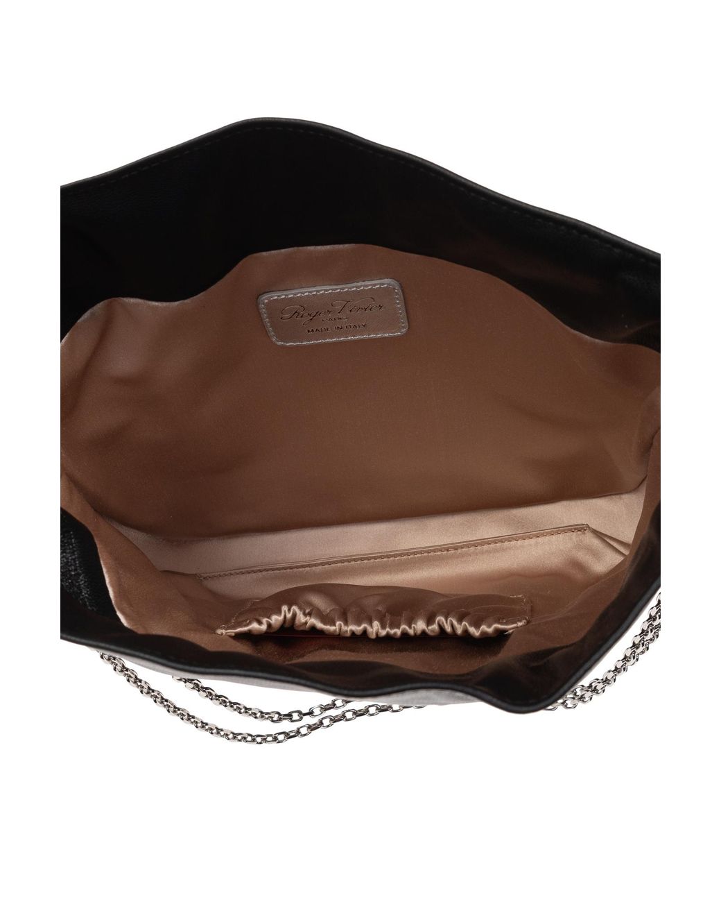 Roger Vivier Black "Pilgrim Mini" Shoulder Bag