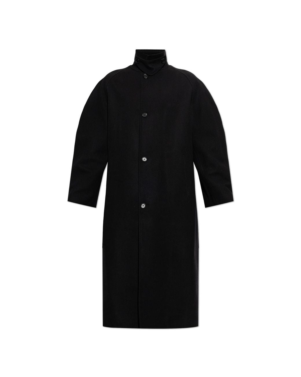 Jil Sander Black Wool Crew-Neck Sweater for men