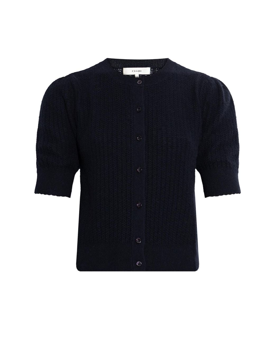 FRAME Black Cashmere Cardigan