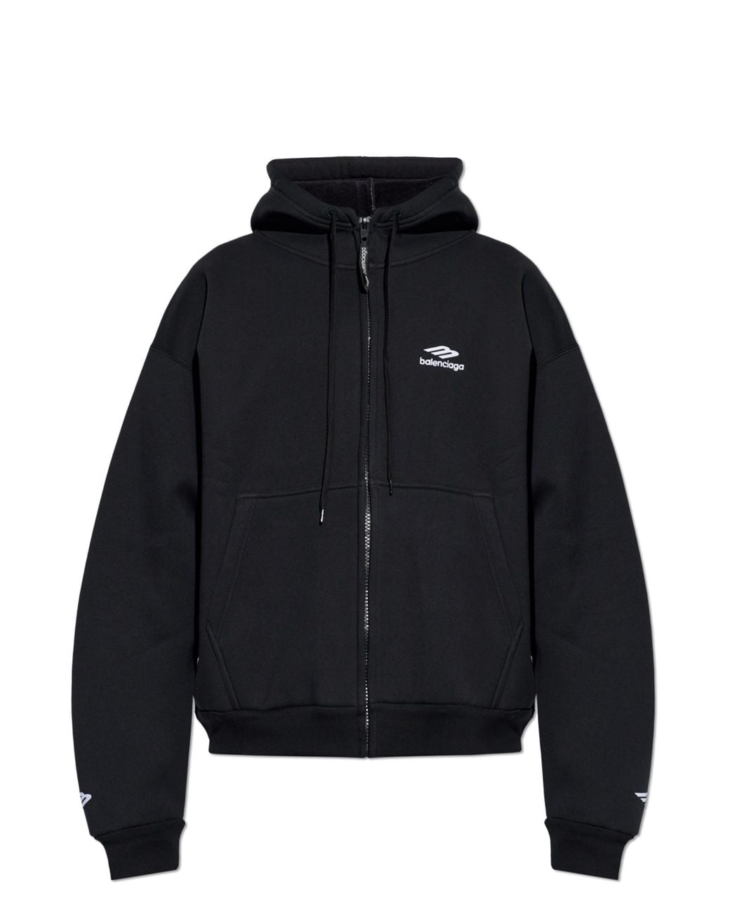 Balenciaga Black Hoodie From The 'Skiwear' Collection for men