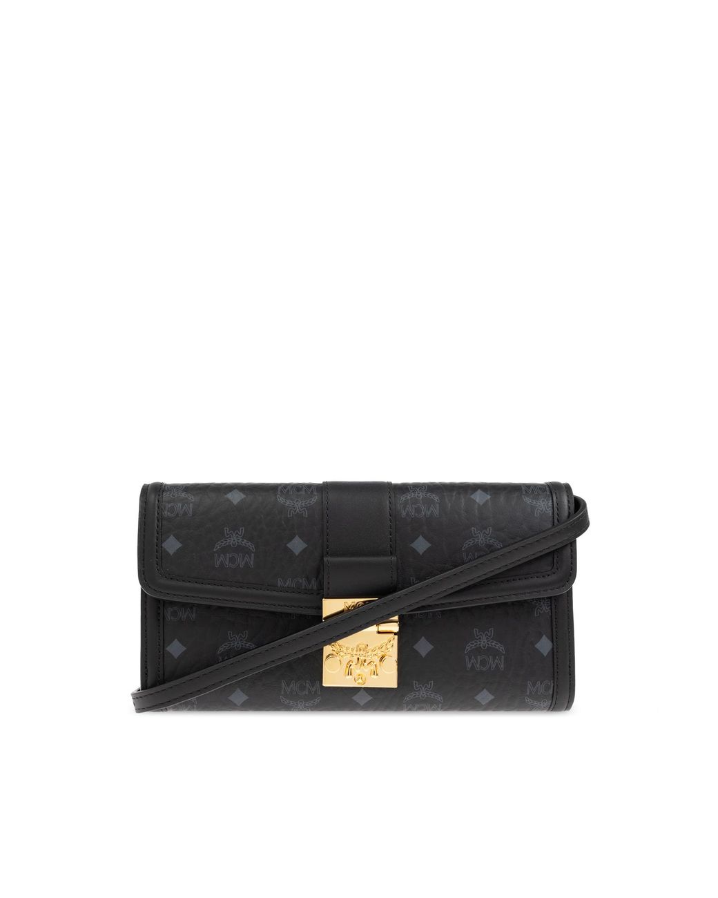 MCM Black Chain Wallet Tracy