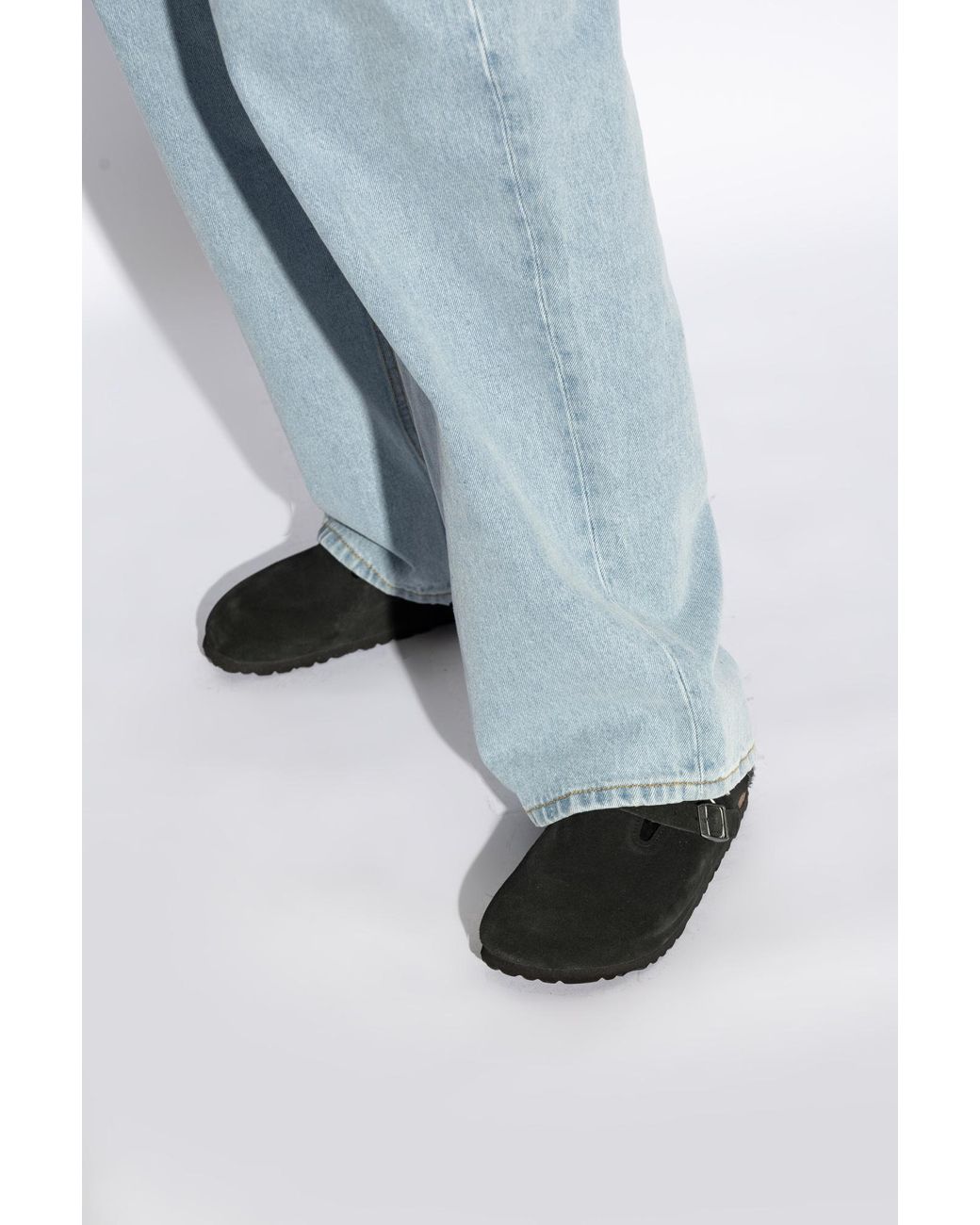 Birkenstock Black Shoes Tokio Inside Shearling