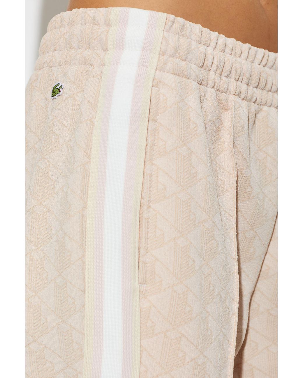 Lacoste Natural Monogram Sweatpants