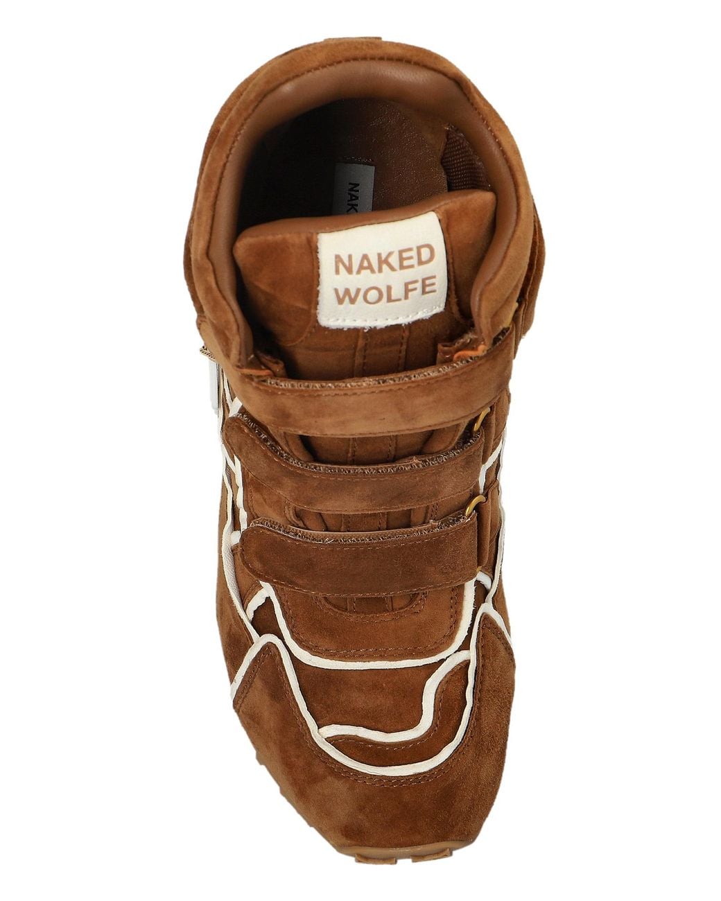 Naked Wolfe Brown Wedge Sneaker 'Element'