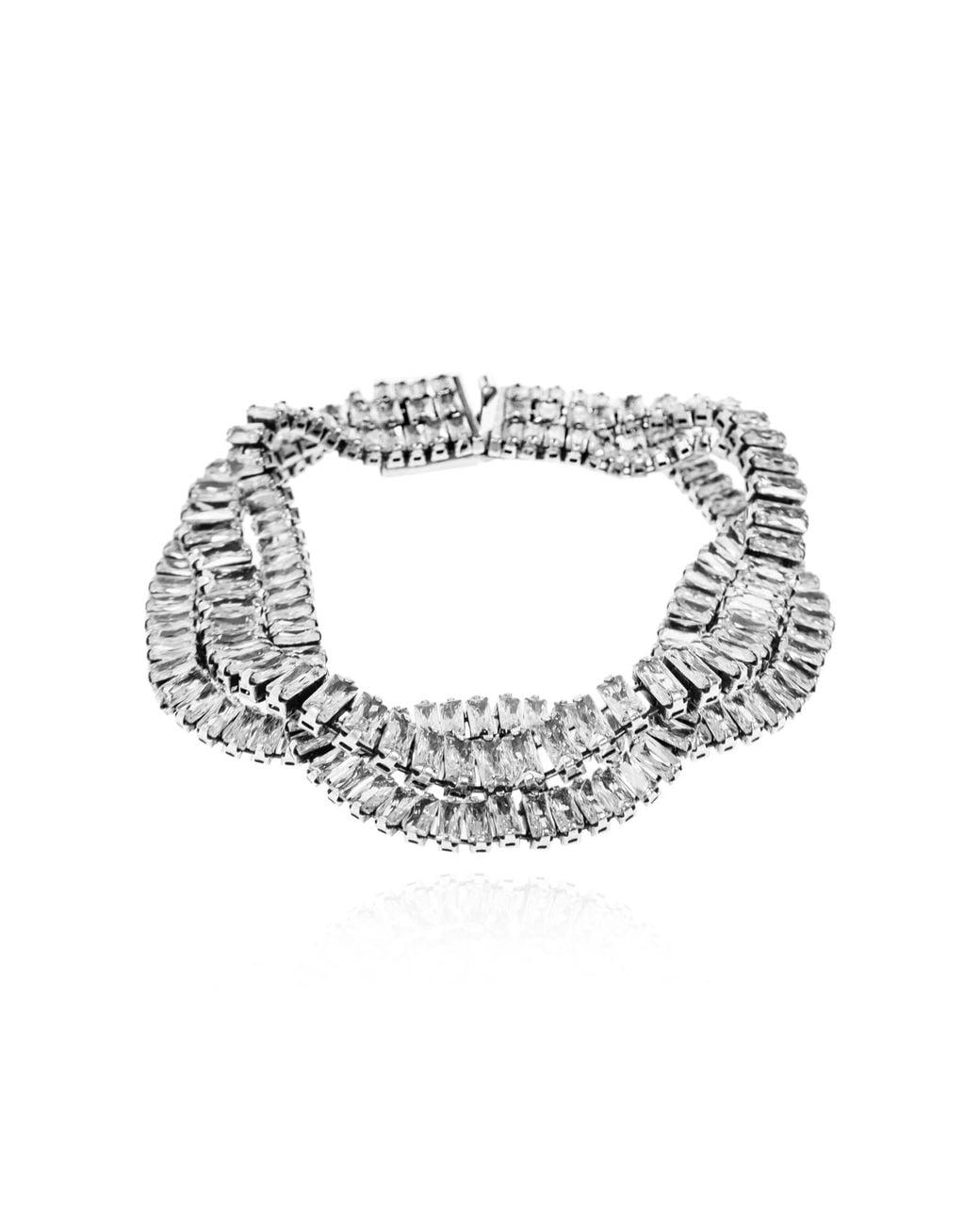 Isabel Marant Metallic Bracelet With Shimmering Crystals