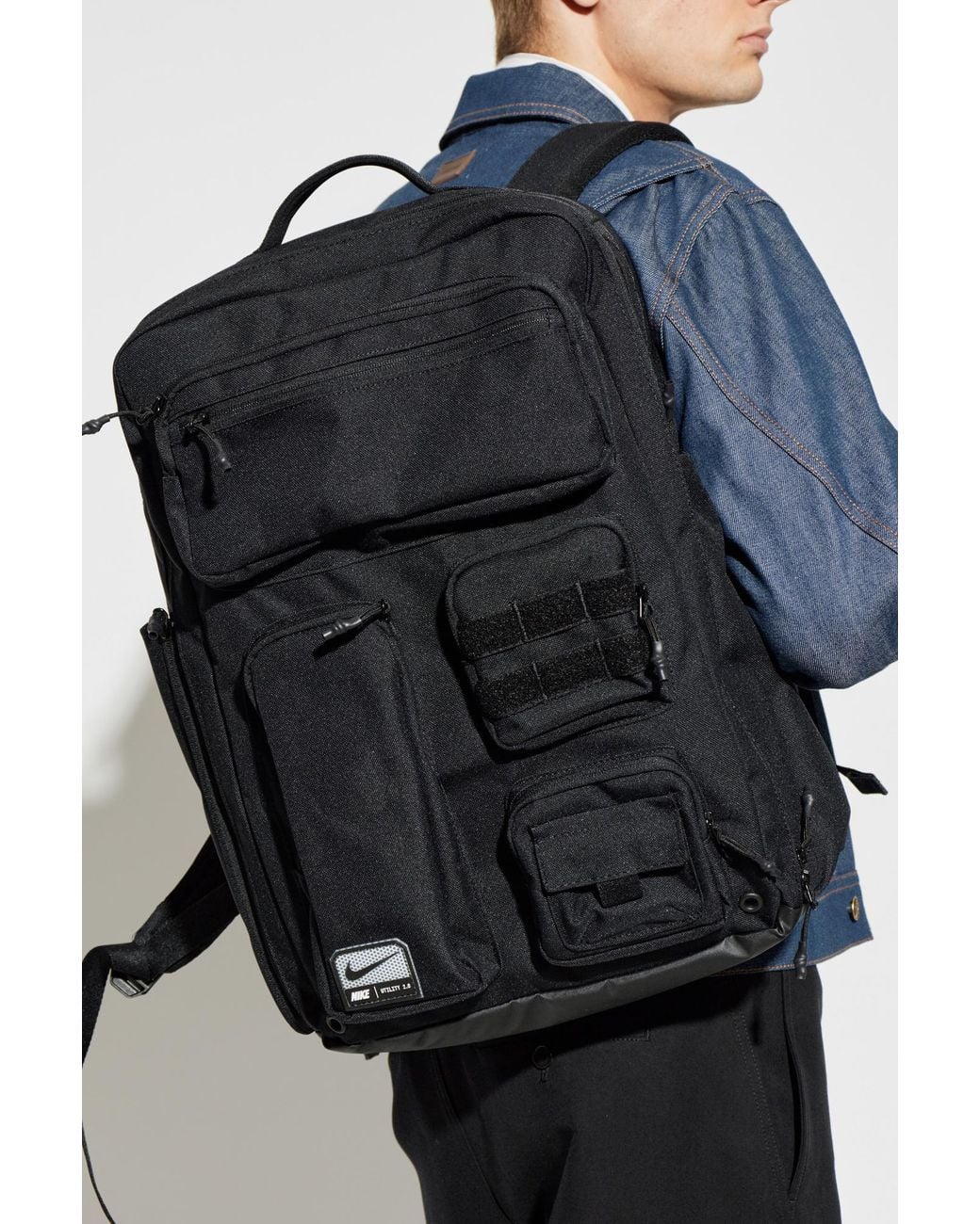 Nike Black Backpack With Logo for men