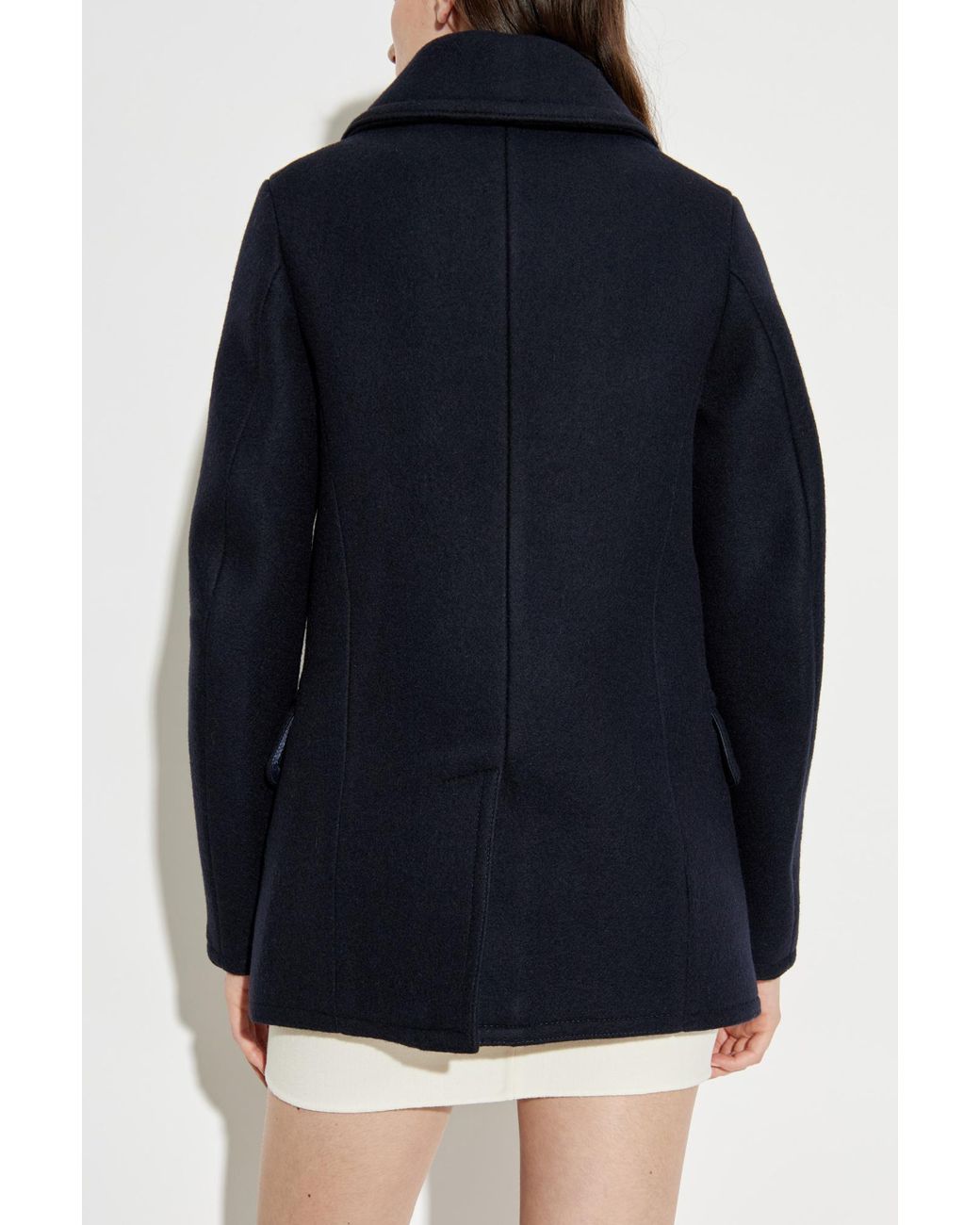 DSquared² Blue Wool Coat