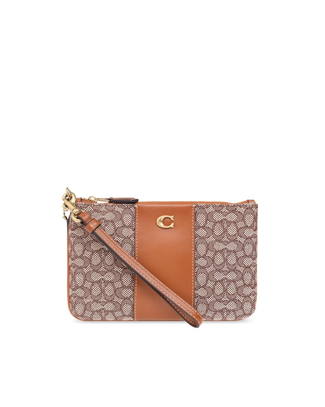 Coach on sale logo wristlet