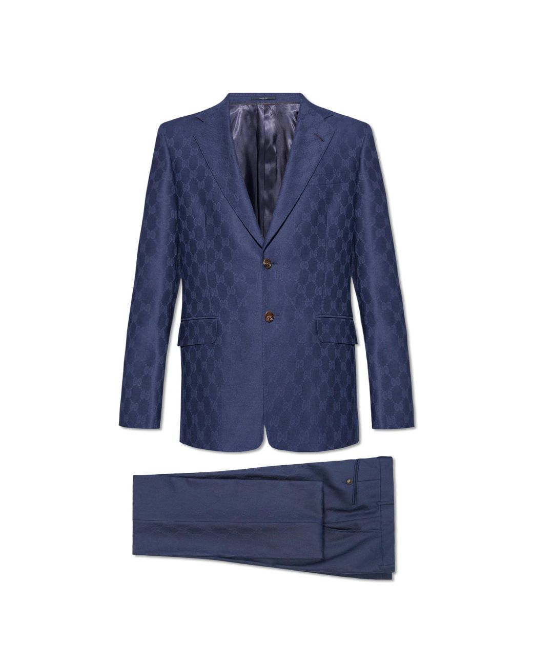 スーツ GUCCI Double G Wool Suit In Blue 46 Gucci Double G Wool Suit In Blue 46 | eBay