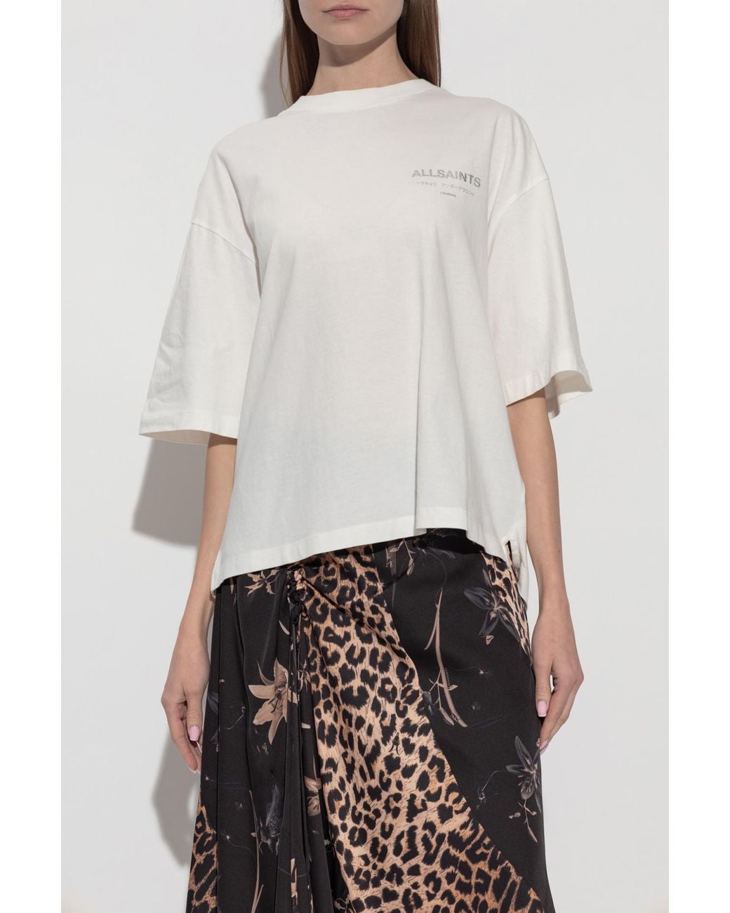 AllSaints White T-Shirt "Under"