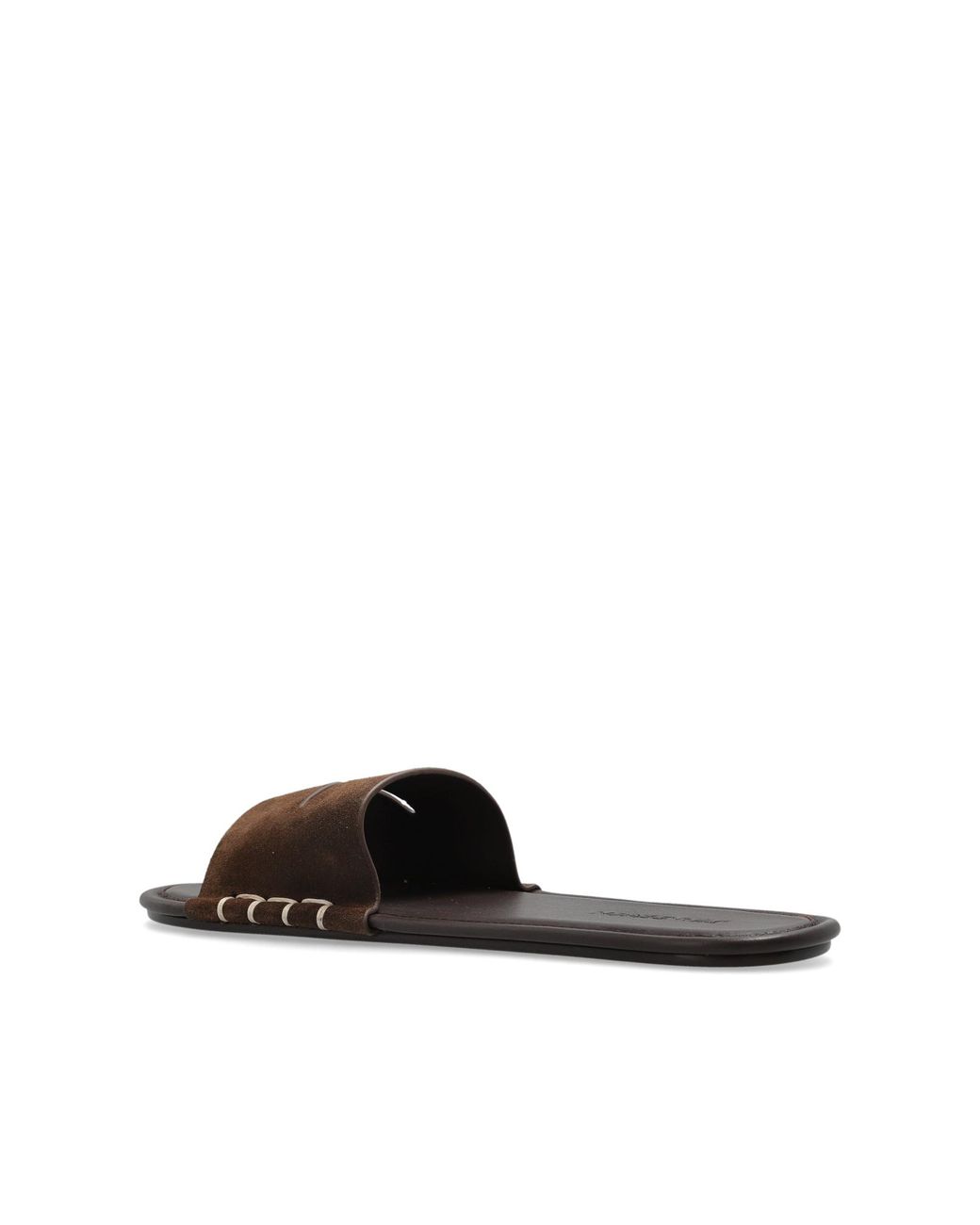 J.W. Anderson White Suede Slides