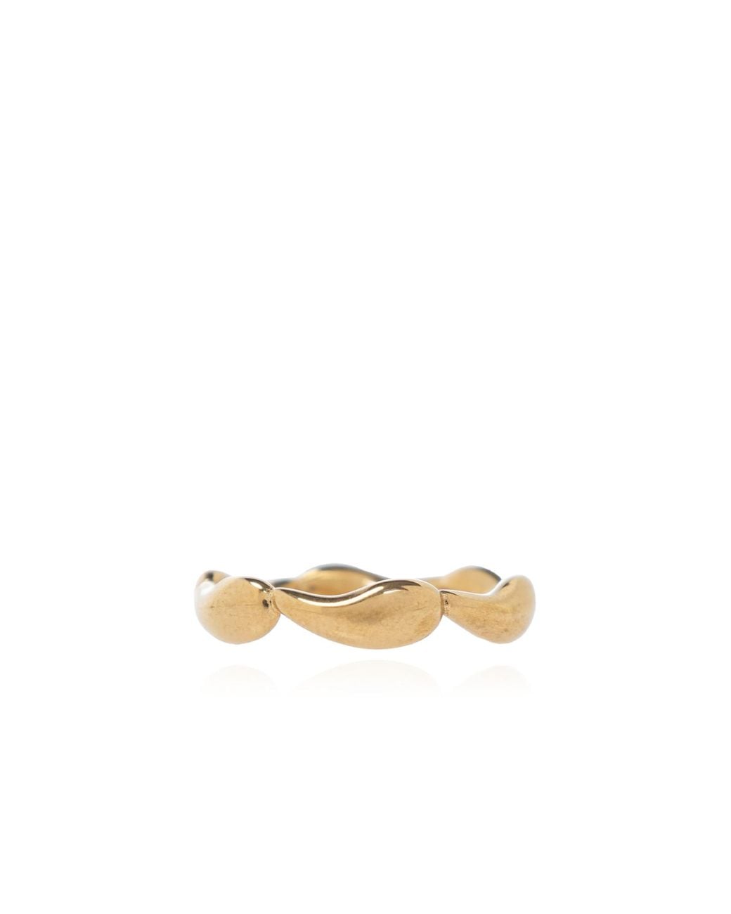 Chloé Black Ring With A Chain