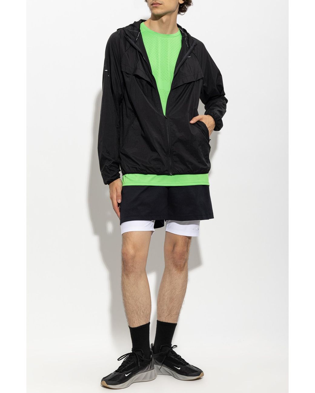 Nike Black Hooded Jacket for men