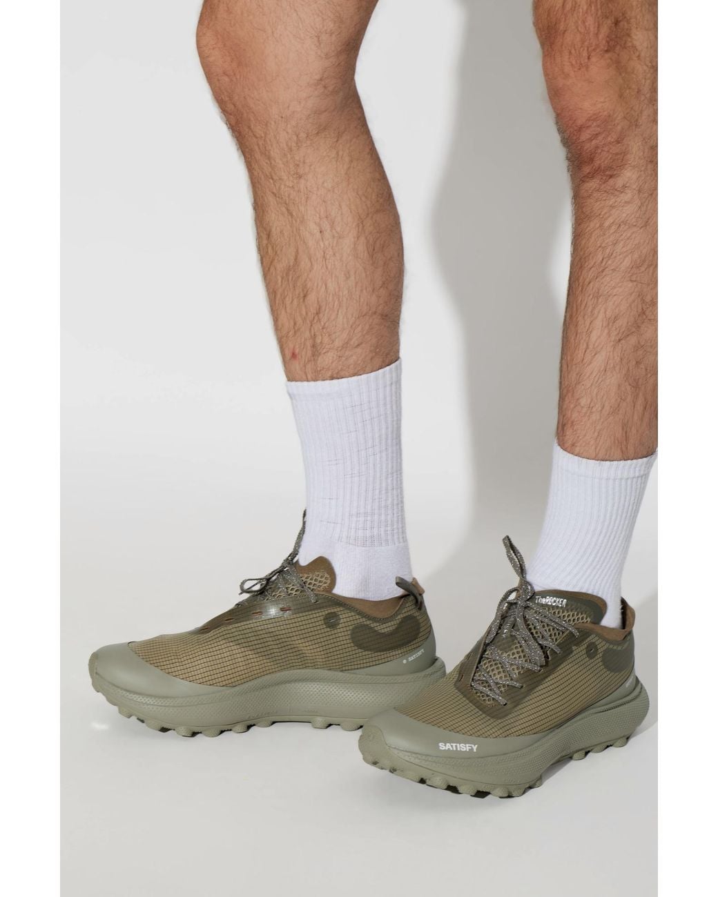 Satisfy Green 'Therocker' Sneakers for men