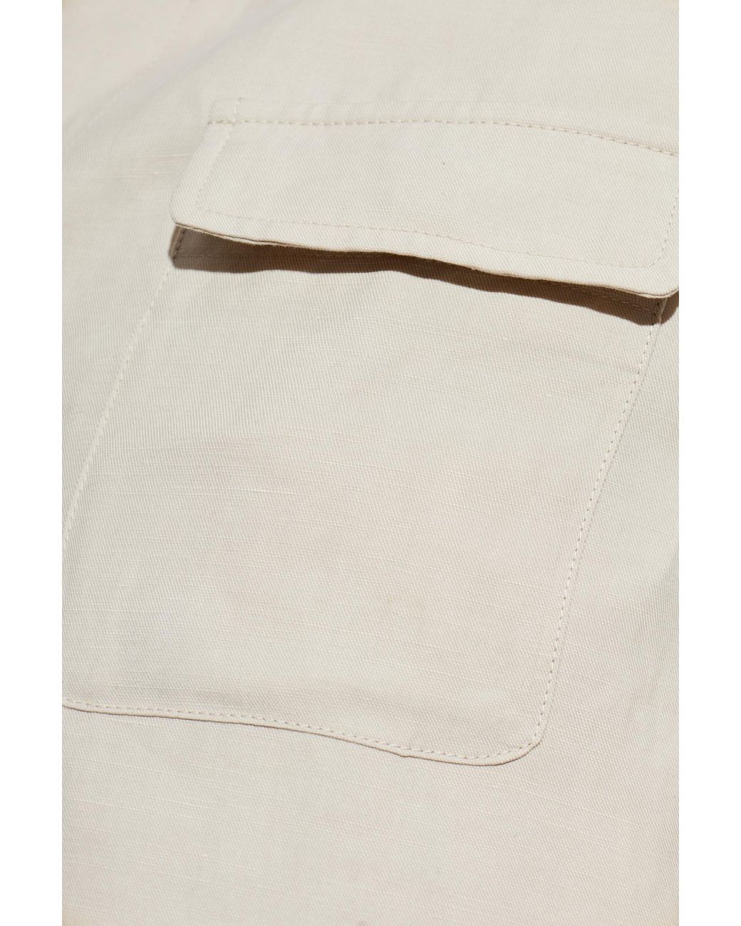 Eleventy White Jacket With Pockets for men