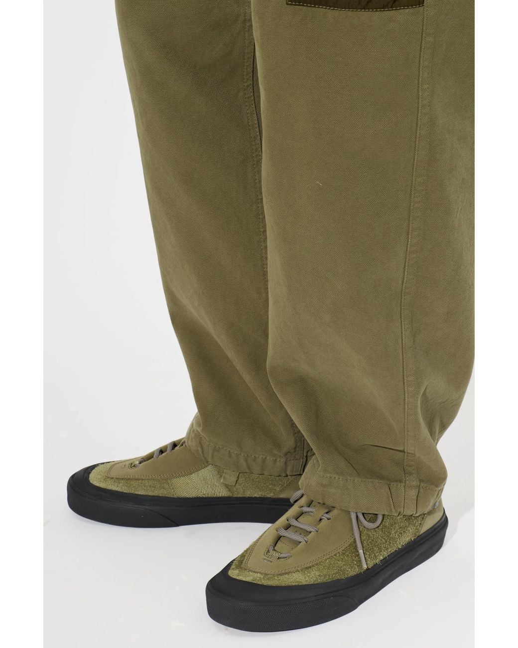 Stone Island Green Sports Shoes With Logo for men